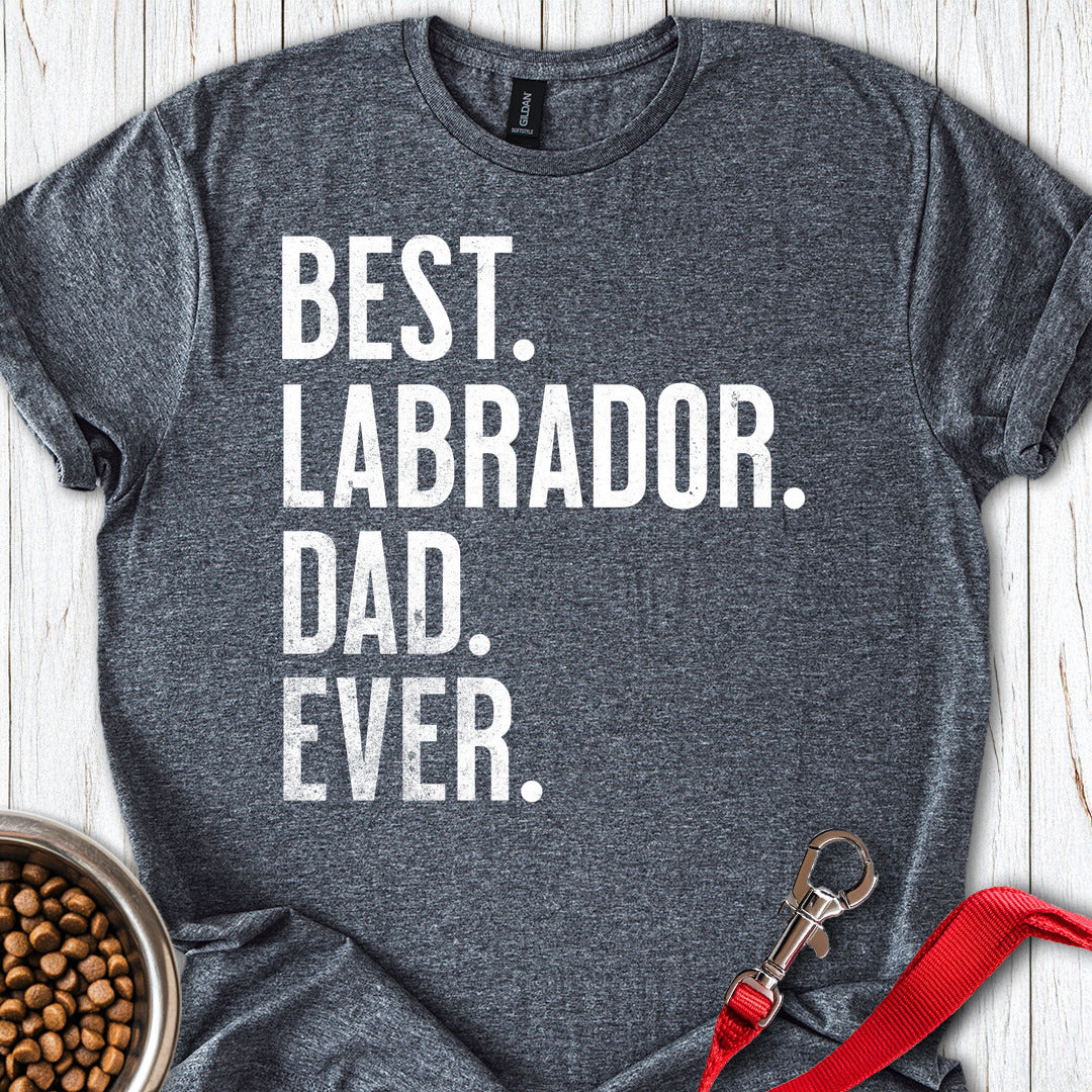 Best Labrador Dad Ever Dark Heather