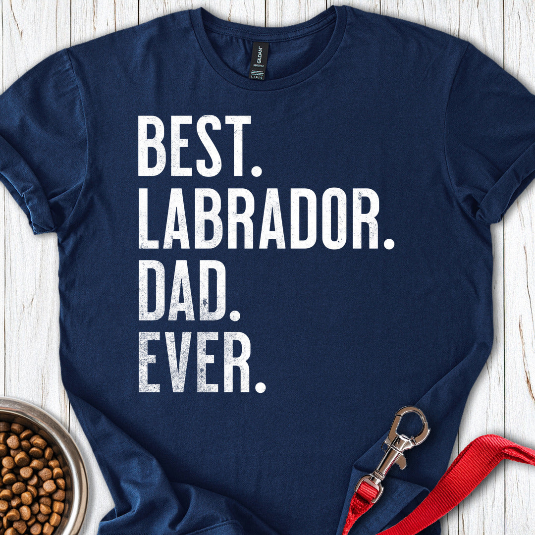 Best Labrador Dad Ever Navy