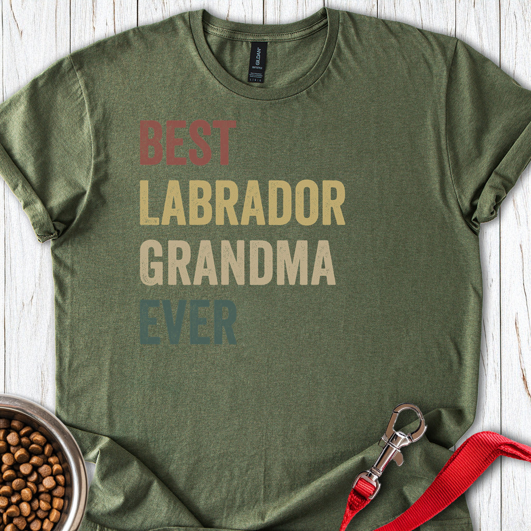 Best Labrador Grandma Military Green