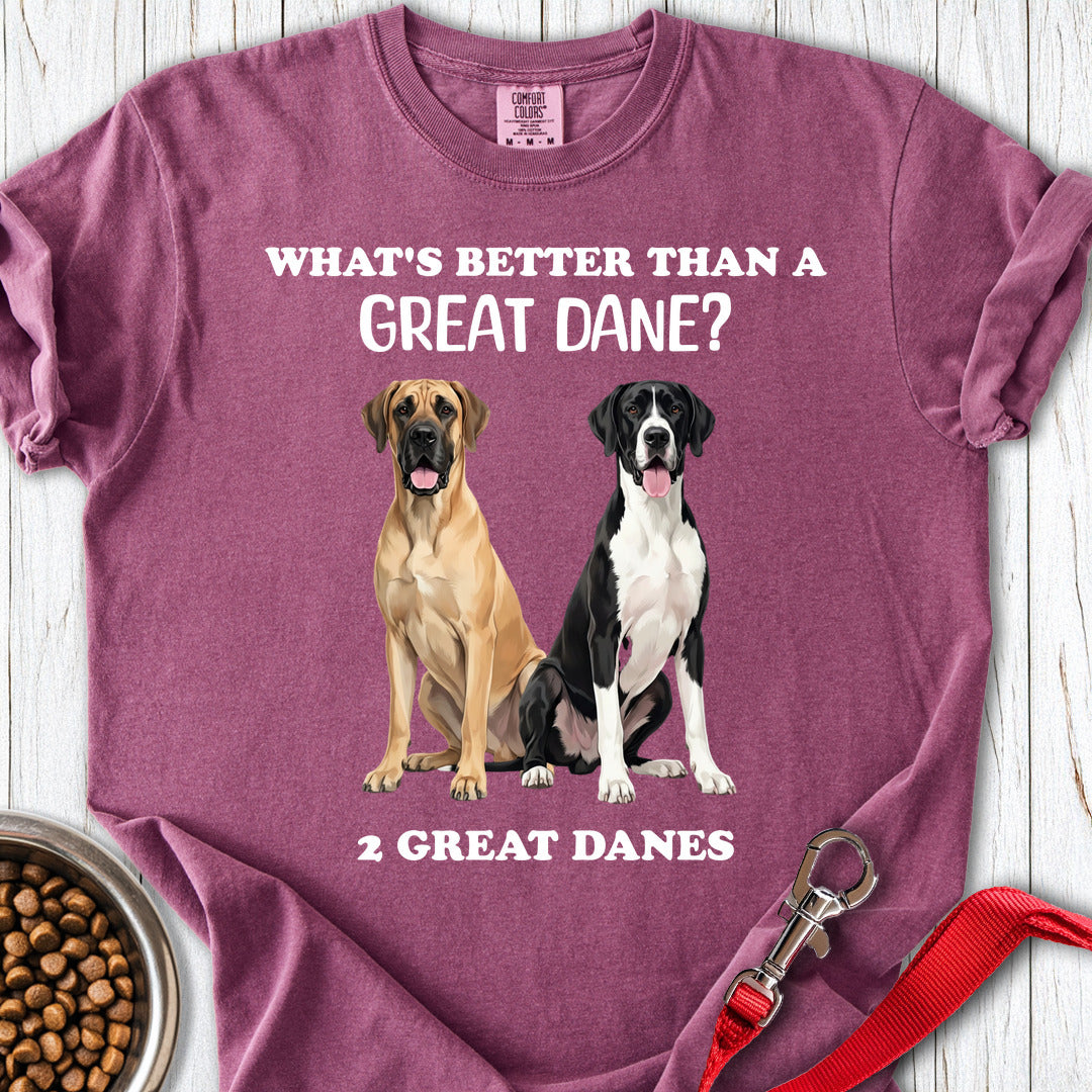 Better Than a Great Dane Premium Tee — Berry