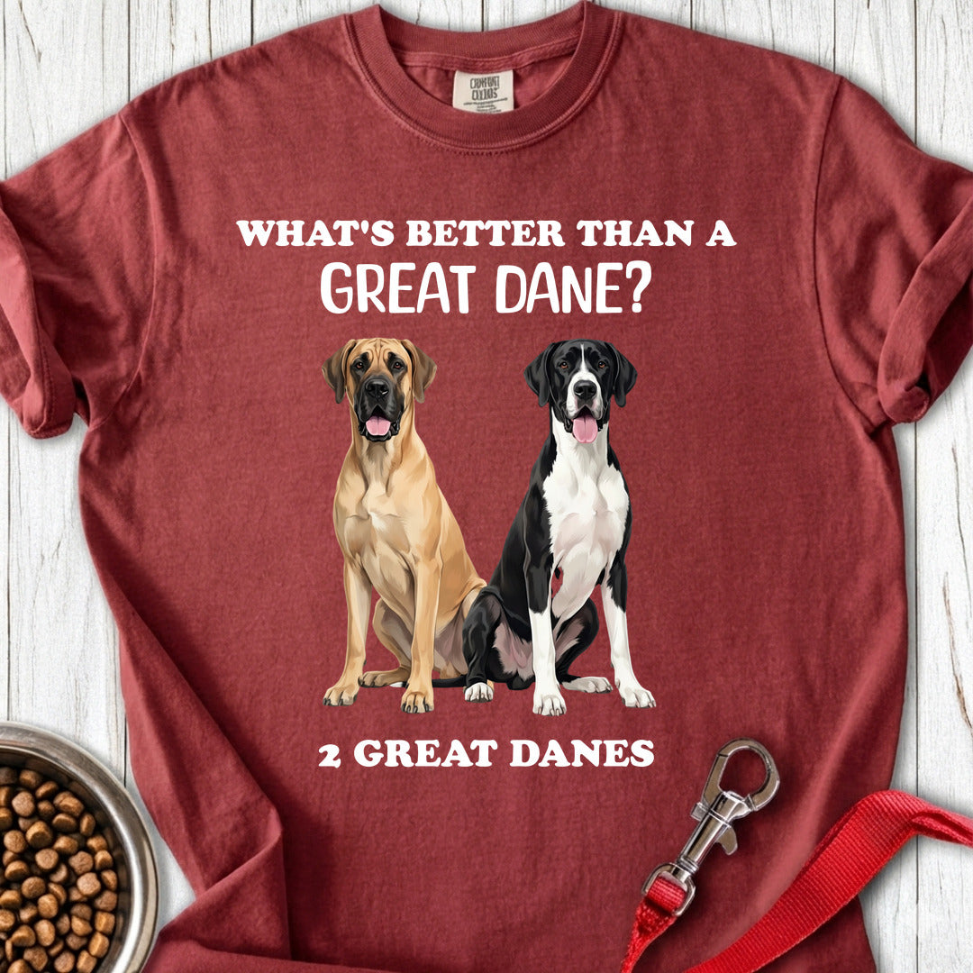 Better Than a Great Dane Premium Tee — Brick