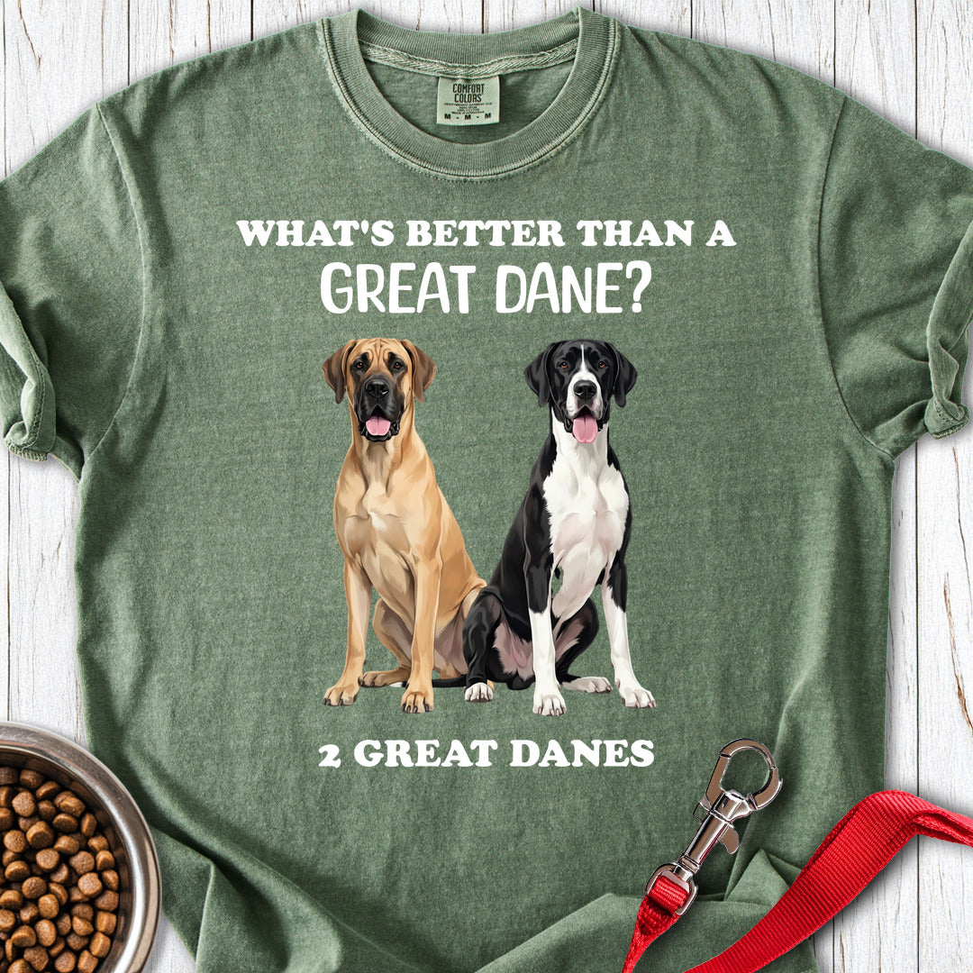 Better Than a Great Dane Premium Tee — Moss