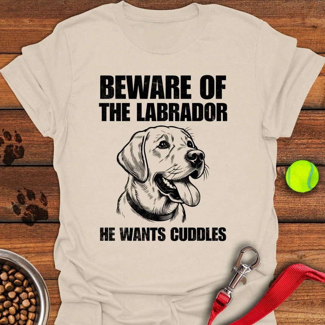 Beware of the Labrador T-Shirt Natural