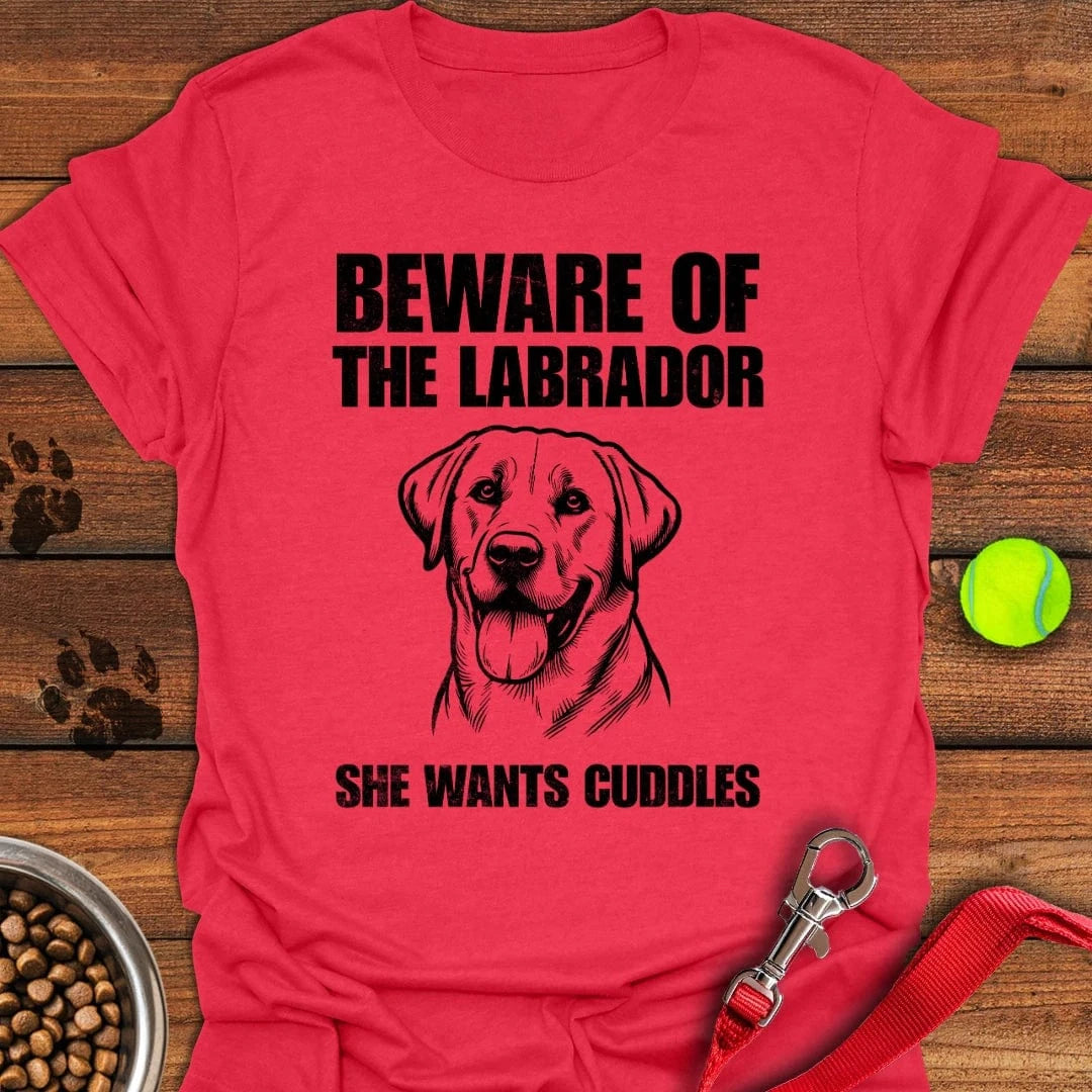 Beware of the Labrador T-Shirt