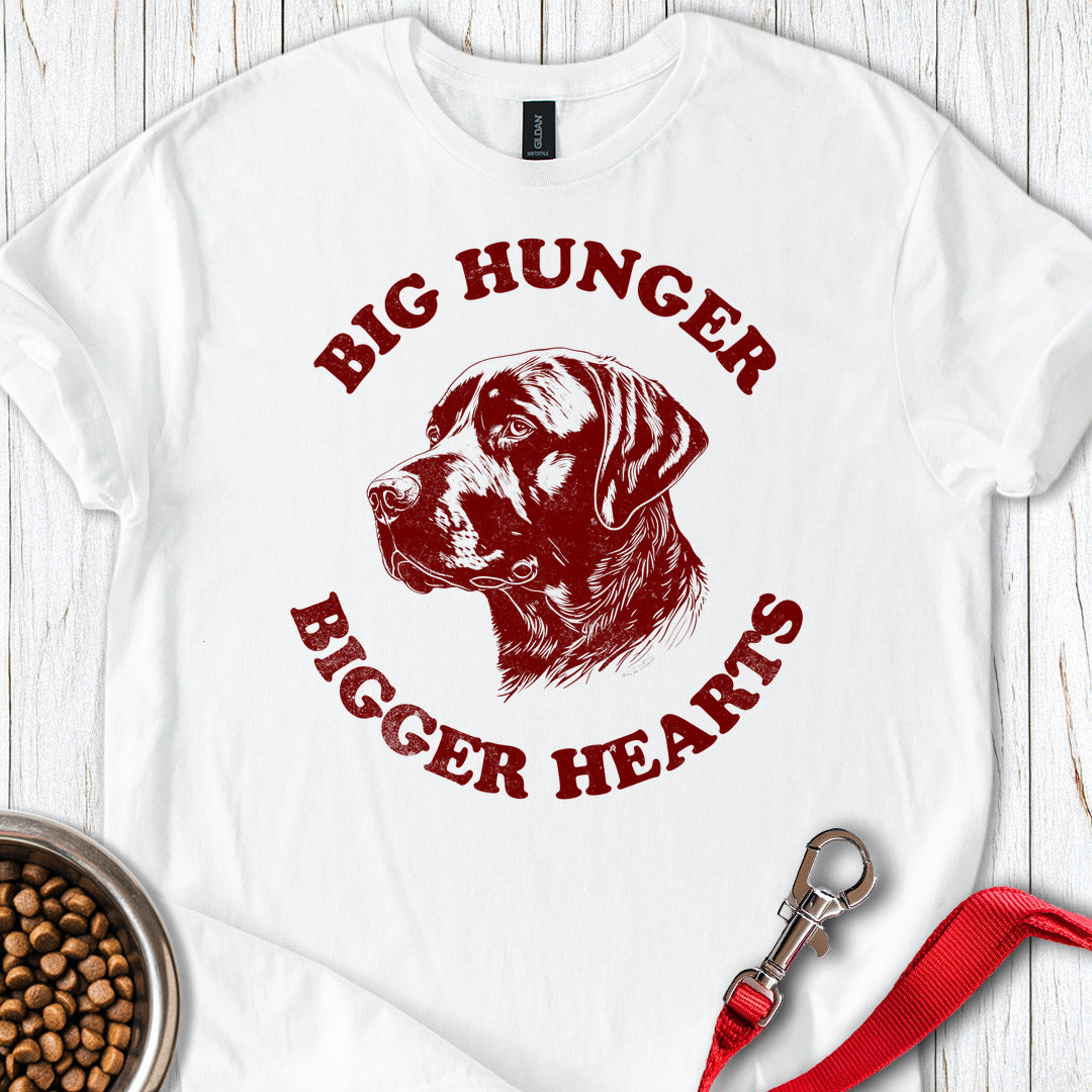 Big Hunger Bigger Hearts White