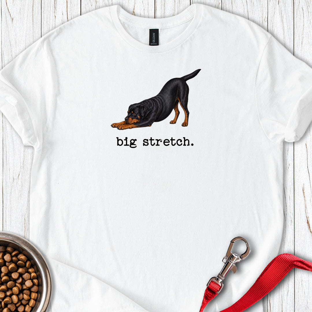 Big Stretch Fox Rottweiler — White