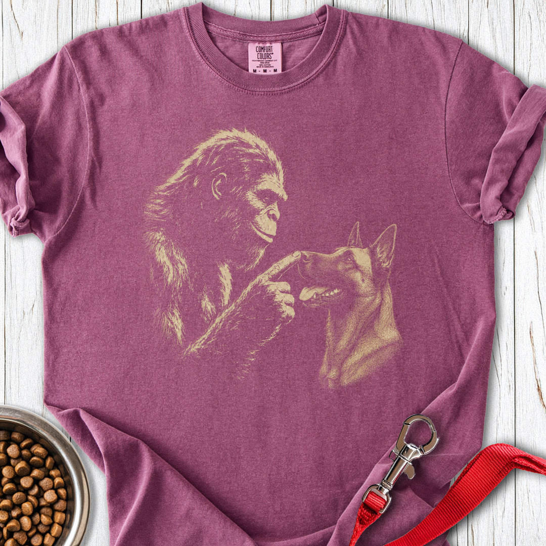 Bigfoot Belgian Malinois Premium Tee Berry