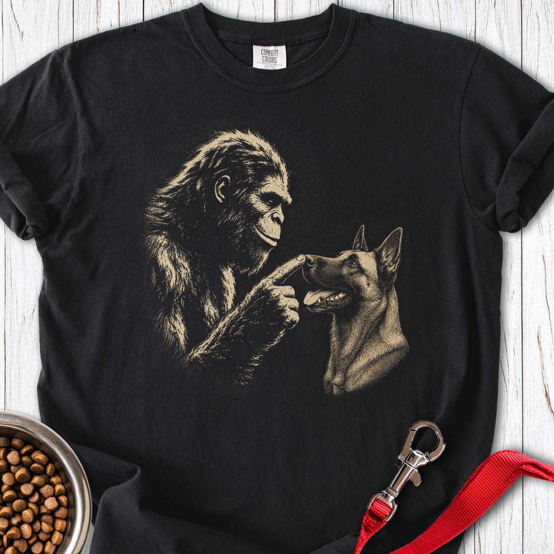 Bigfoot Belgian Malinois Premium Tee Black
