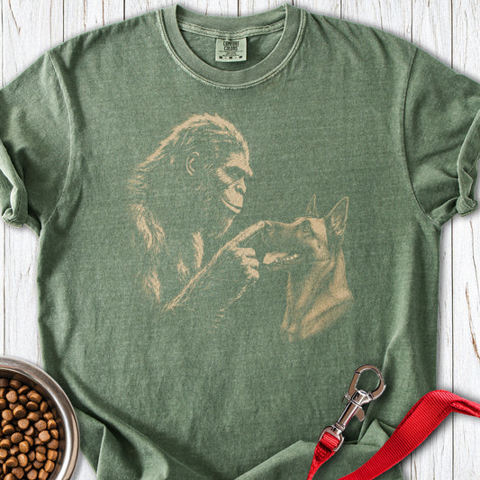 Bigfoot Belgian Malinois Premium Tee — Moss