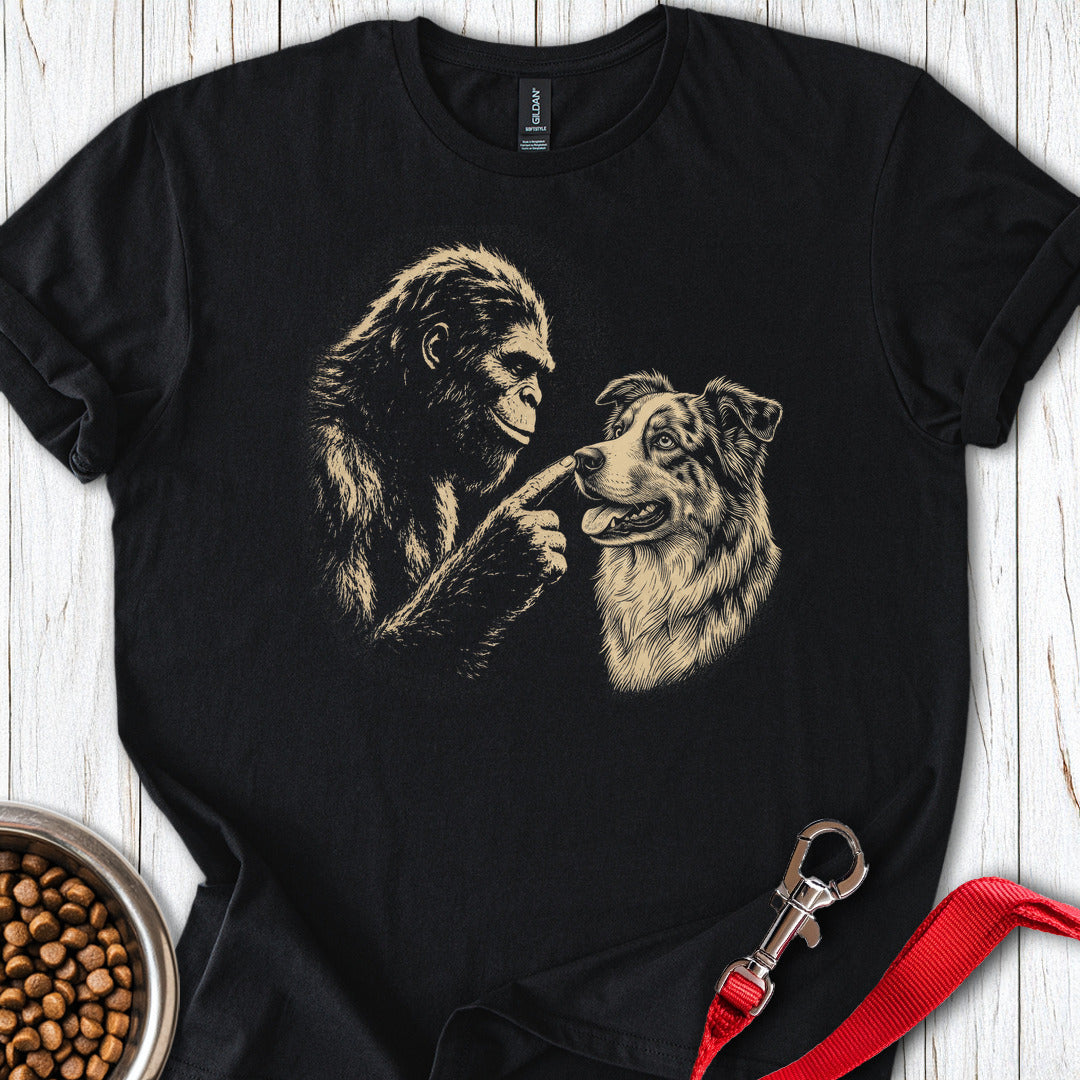 Bigfoot Boops Australian Shepherd Black