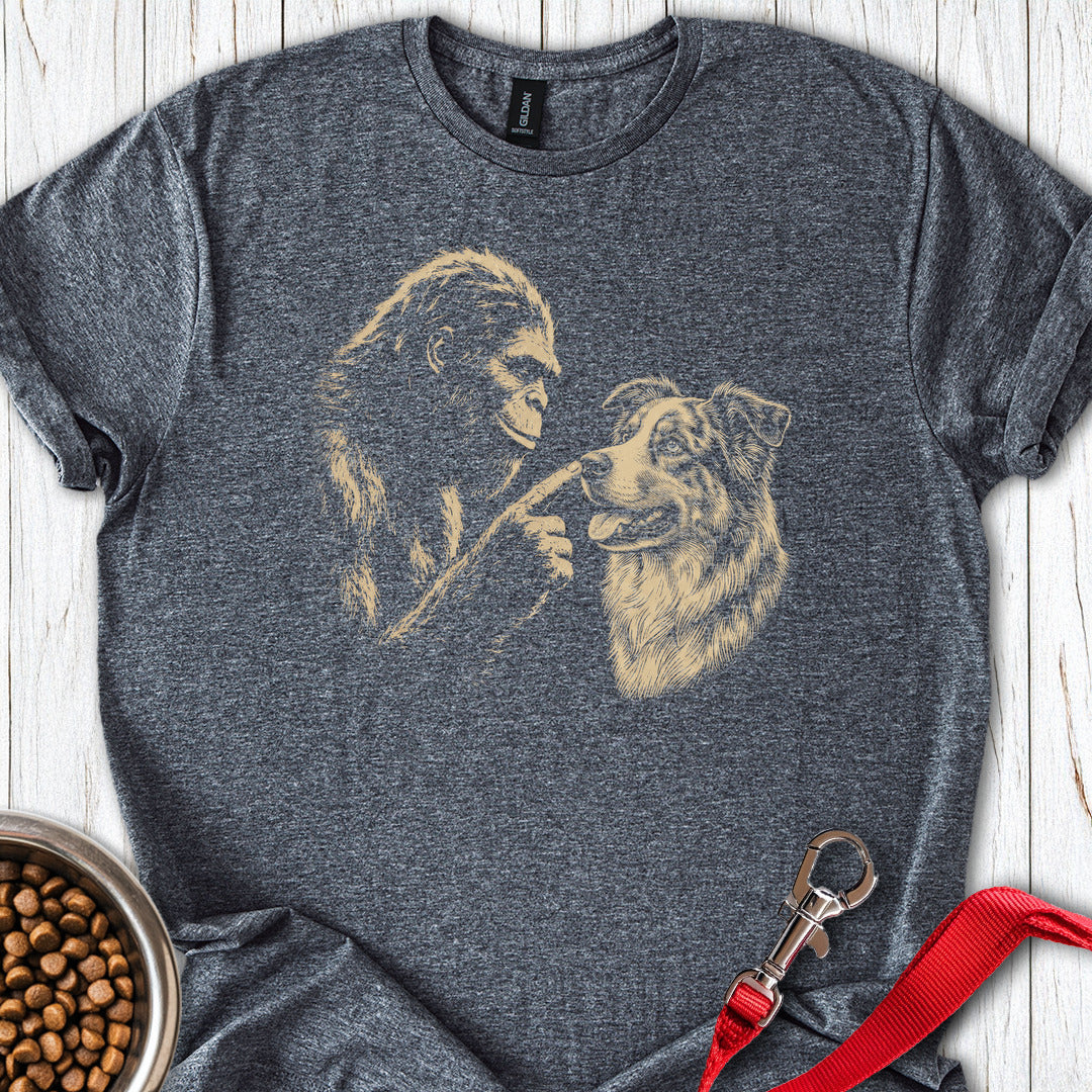 Bigfoot Boops Australian Shepherd Dark Heather