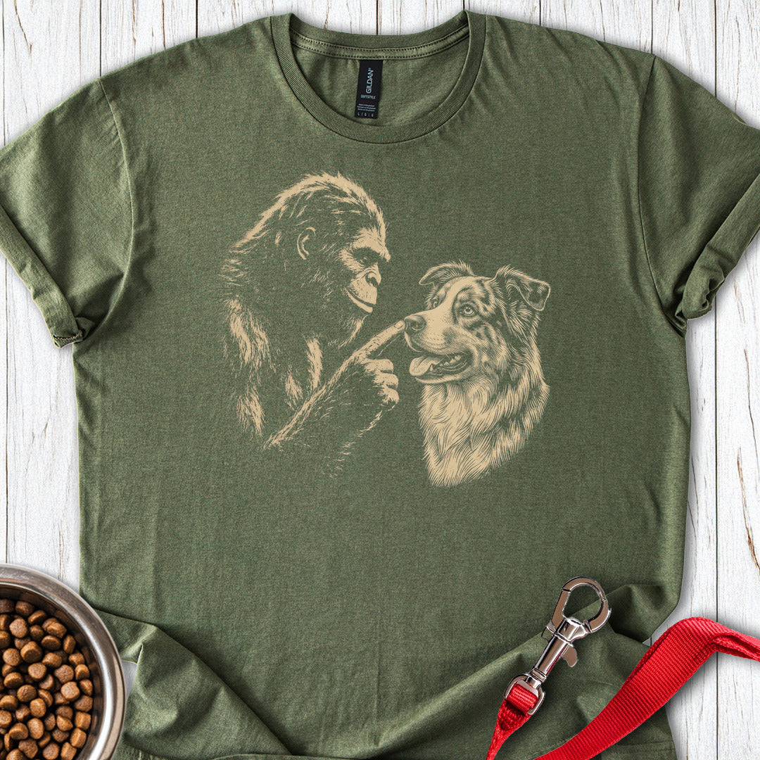 Bigfoot Boops Australian Shepherd Military Green