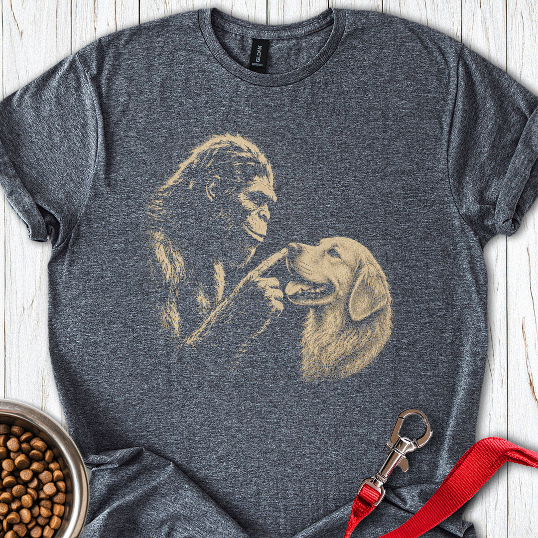 Bigfoot Golden Retriever Boop Dark Heather