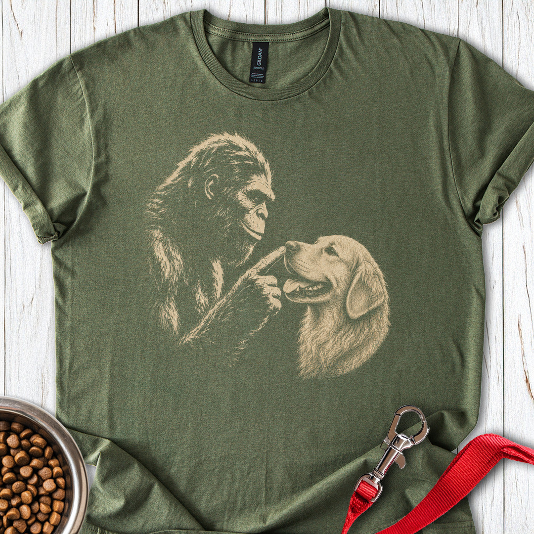 Bigfoot Golden Retriever Boop Military Green
