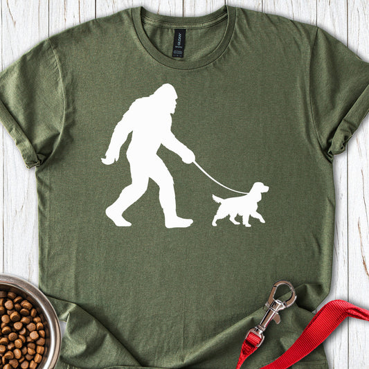 Bigfoot Walking Cocker Spaniels Military Green