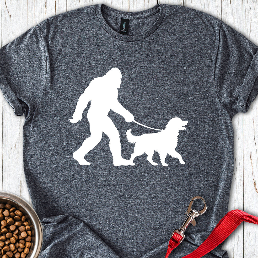 Bigfoot Walking Golden Retriever Dark Heather