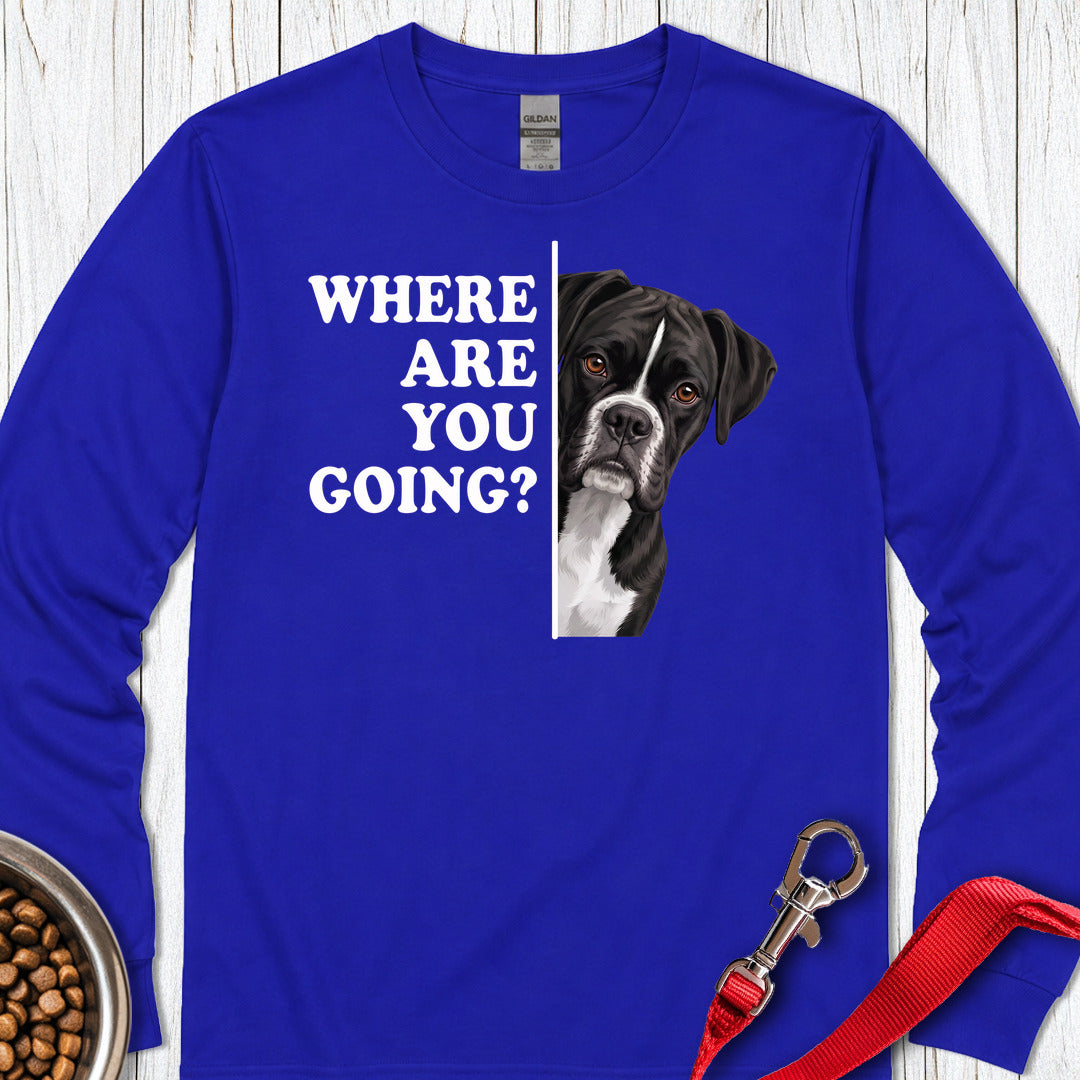 Black Boxer Alert Long Sleeve Royal