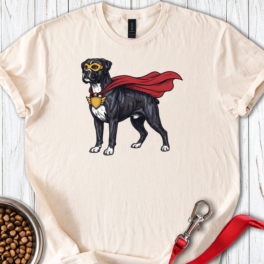 Black Boxer Superhero — Natural