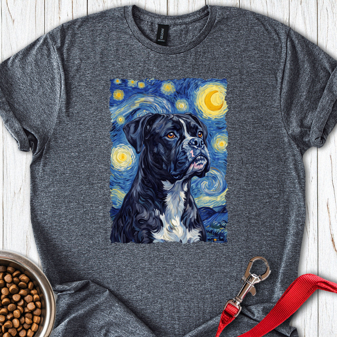 Black Boxer Van Gogh — Dark Heather