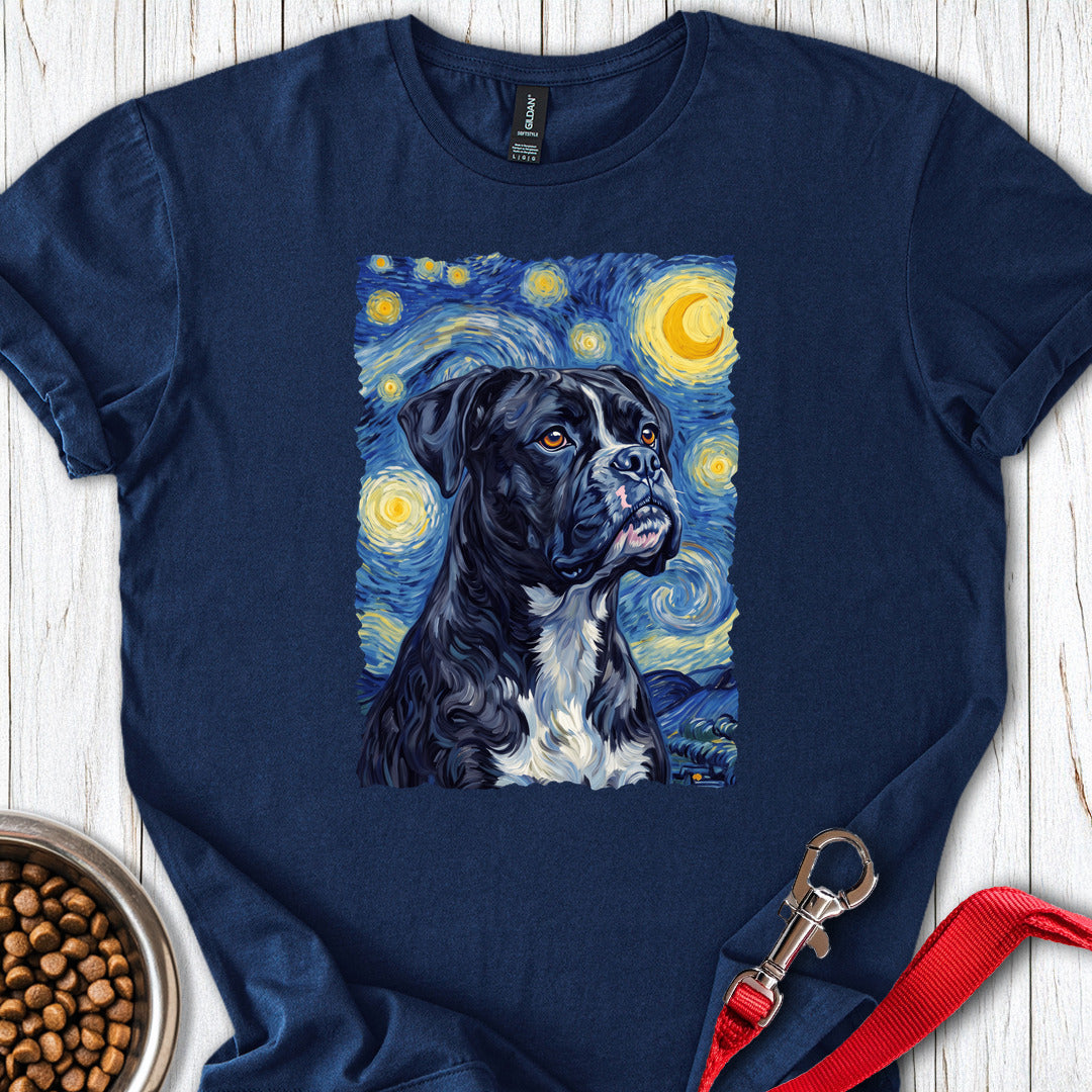 Black Boxer Van Gogh — Navy