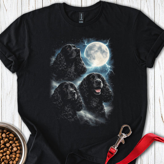 Black Cocker Spaniel Moon Black
