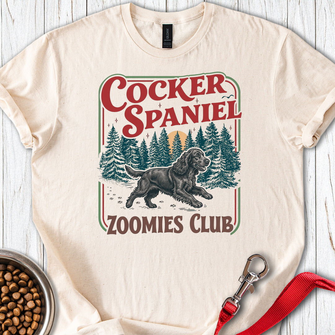 Black Cocker Spaniel Zoomies Club Natural