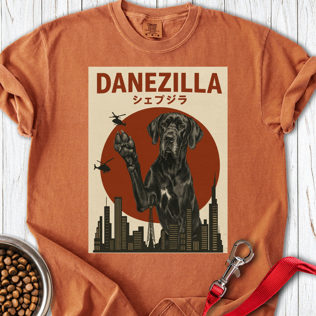 Black Danezilla Great Dane Premium Tee — Yam