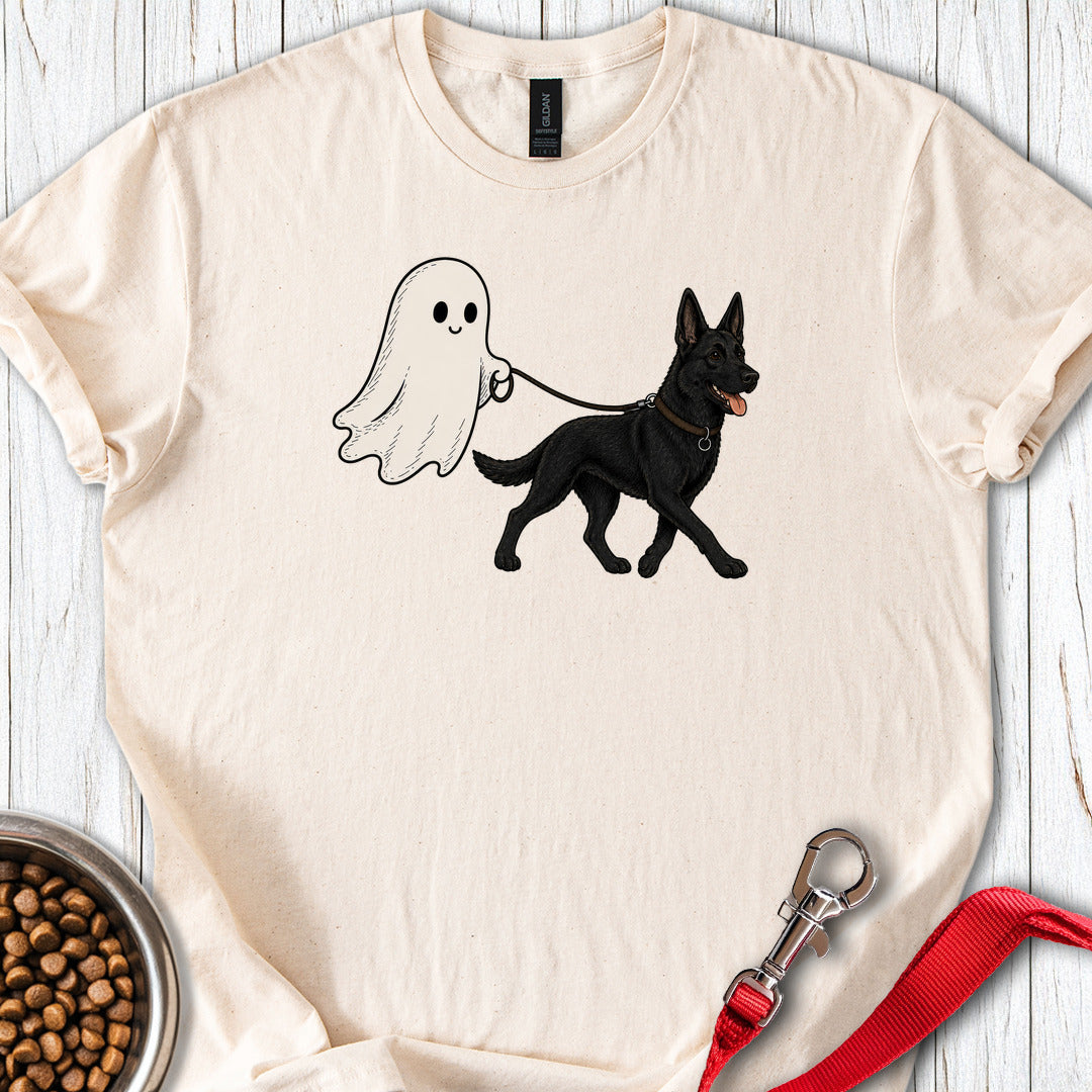 Black German Shepherd Ghost Halloween Natural