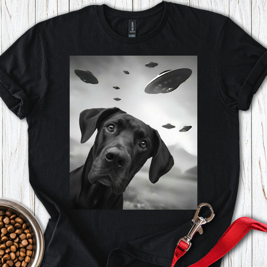 Black Great Dane UFO Black