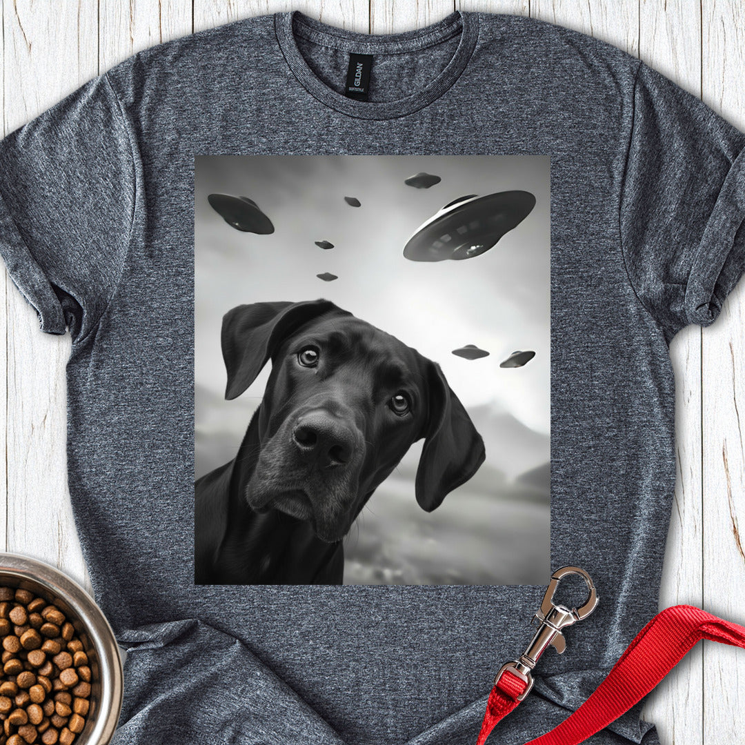 Black Great Dane UFO Dark Heather