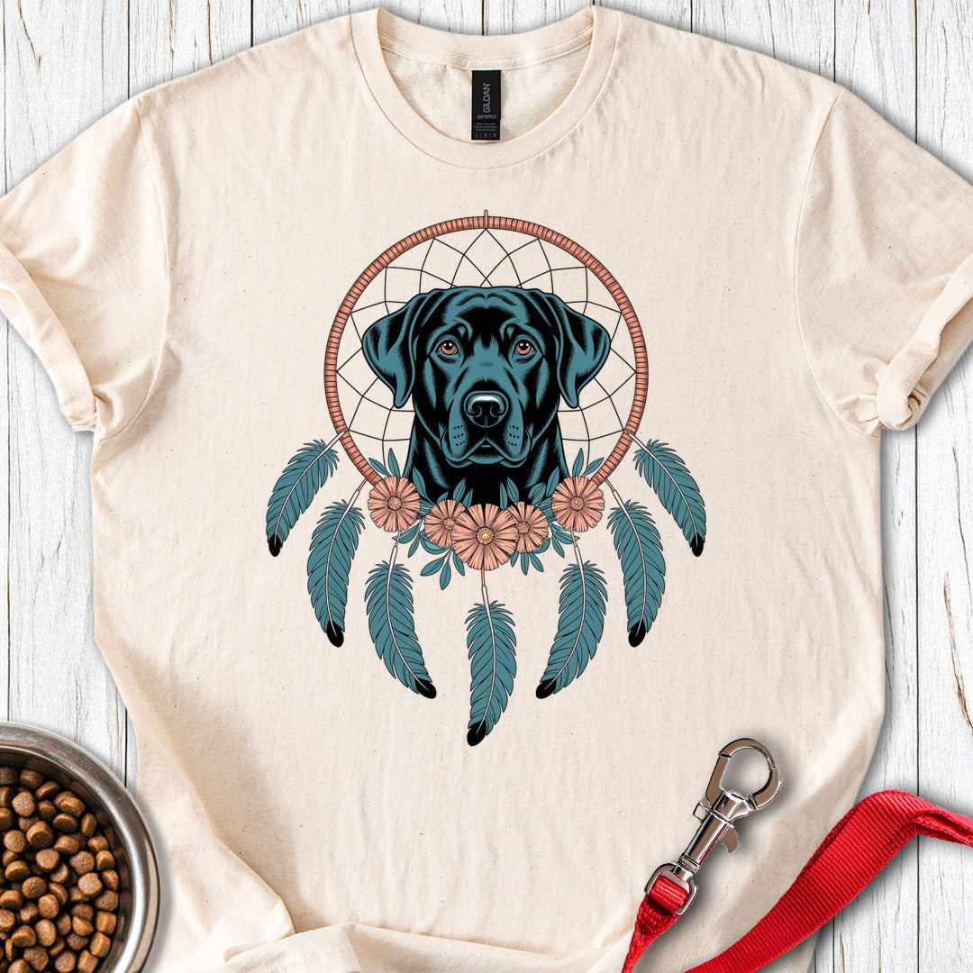 Black Lab Dreamcatcher Boho Natural