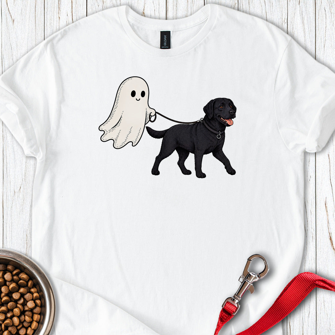 Black Lab Ghost Halloween White