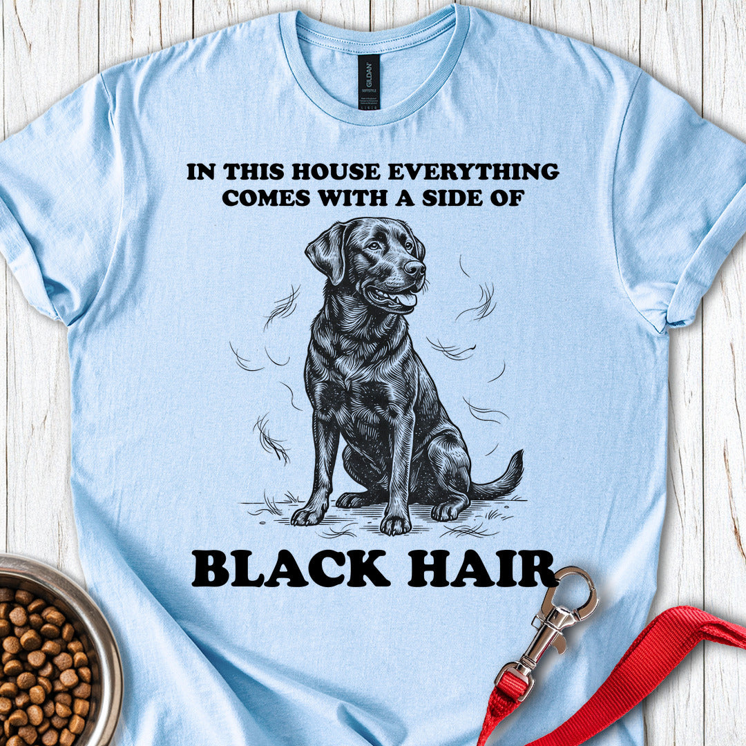 Black Lab Hair Light Blue