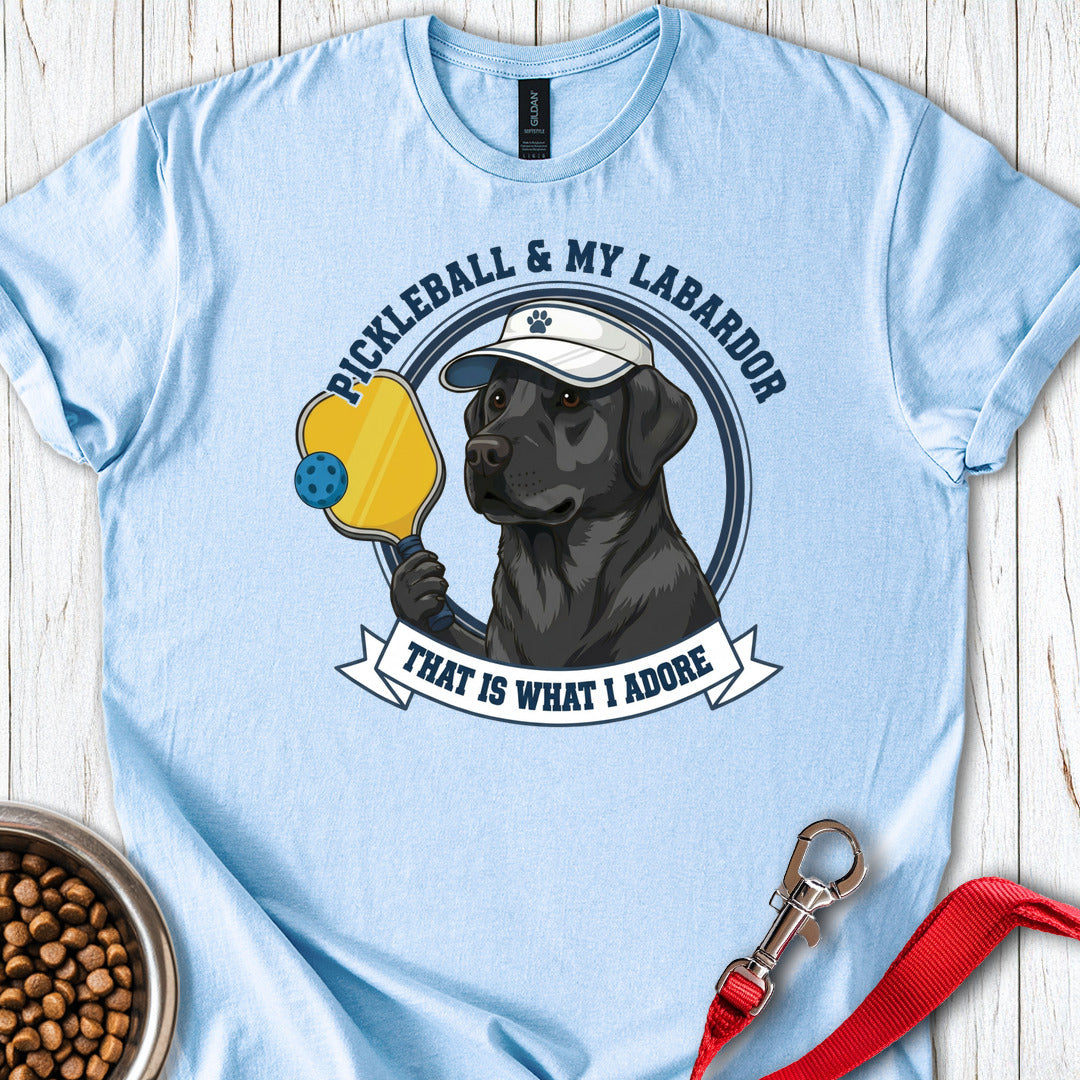 Black Lab Pickleball Light Blue