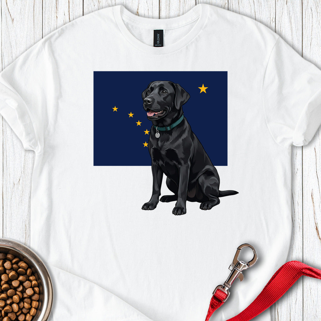 Black Labrador Alaska White