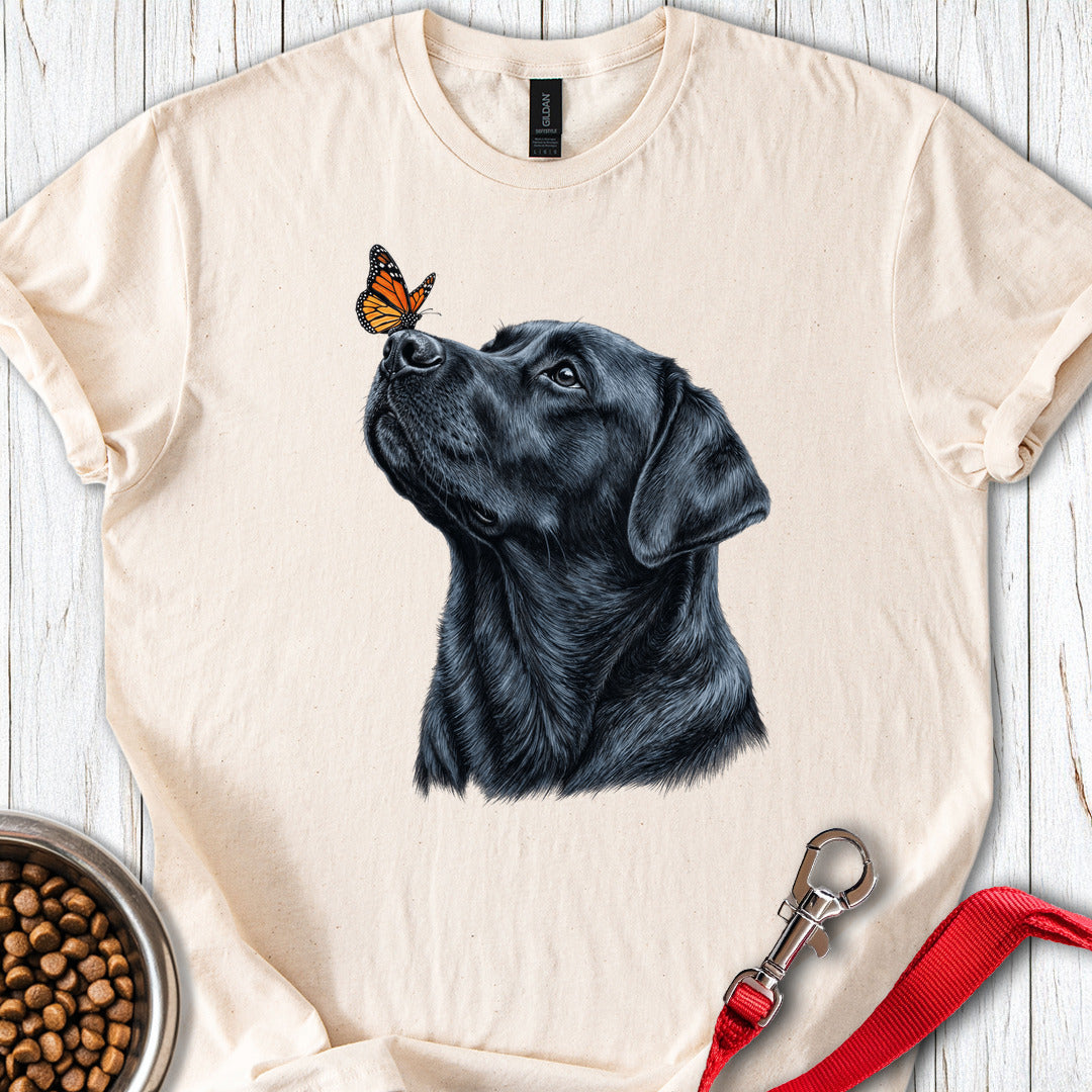 Black Labrador Butterfly Natural