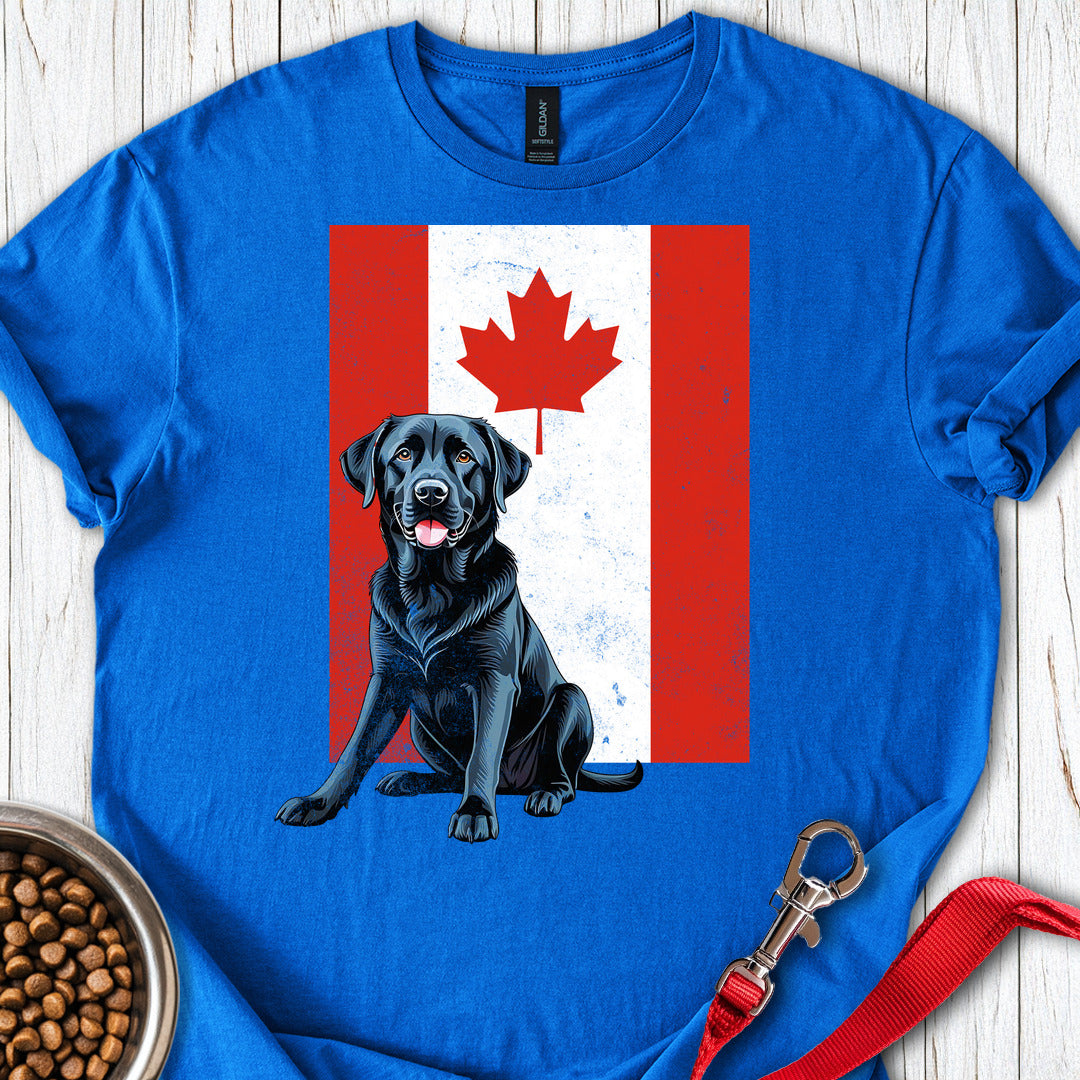Black Labrador Canada Flag Royal
