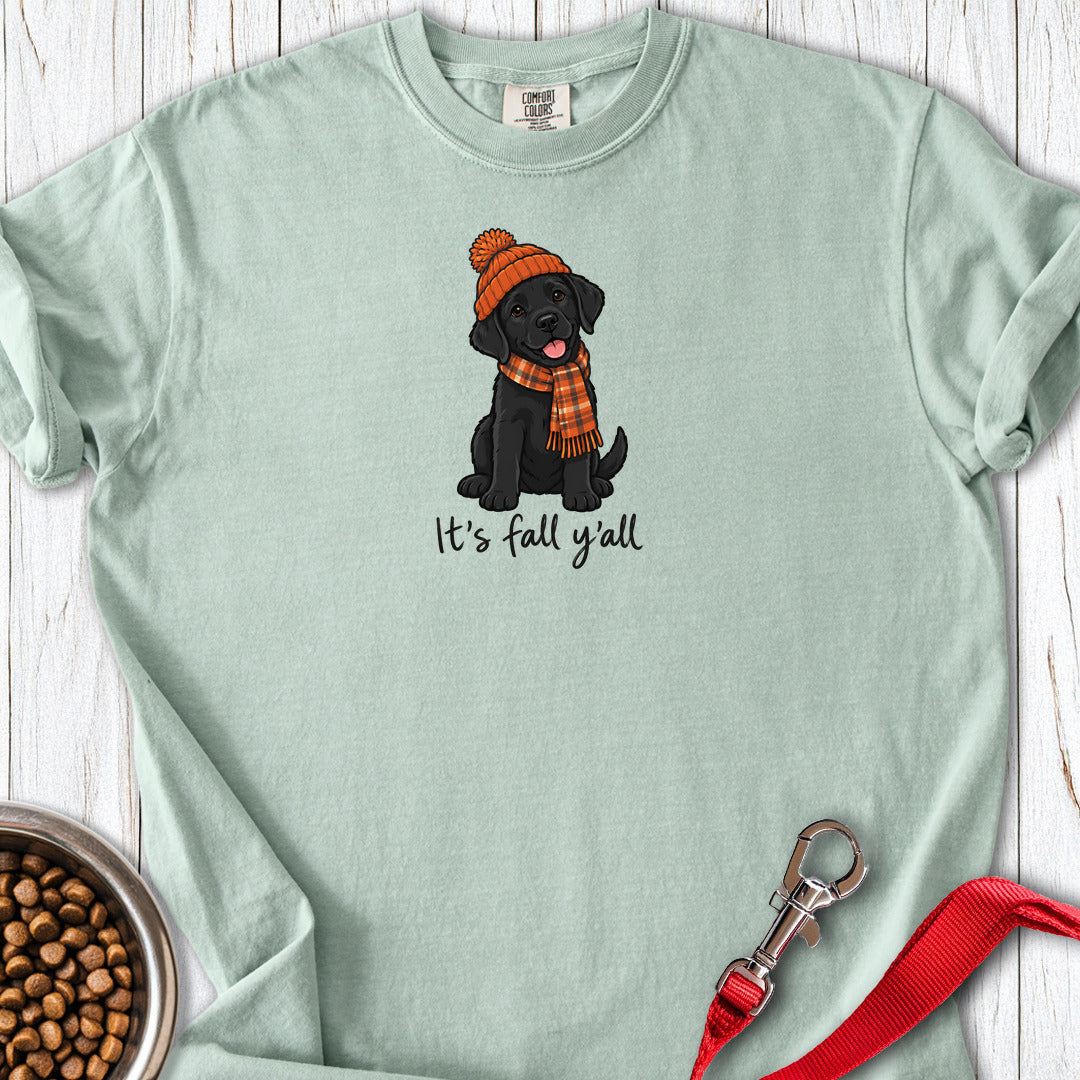 Black Labrador It's Fall Y'all Premium Tee — Bay