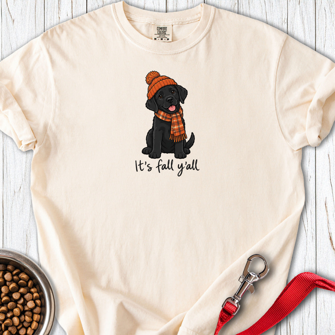 Black Labrador It's Fall Y'all Premium Tee — Ivory