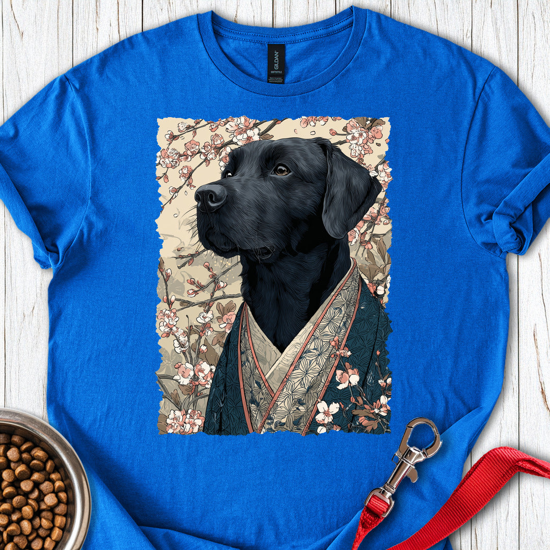 Black Labrador Japanese Art Royal