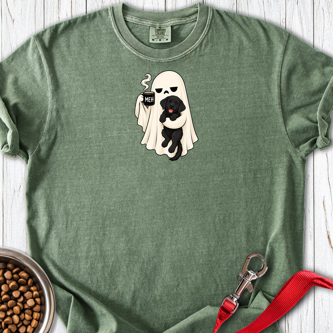 Black Labrador Meh Ghost 2 Premium Tee — Moss