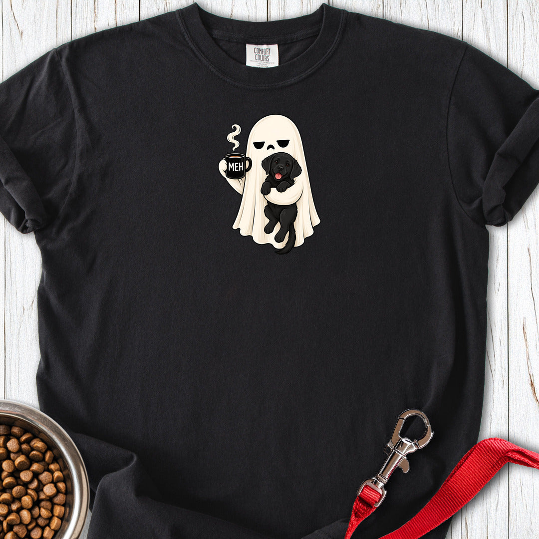 Black Labrador Meh Ghost Premium Tee — Black