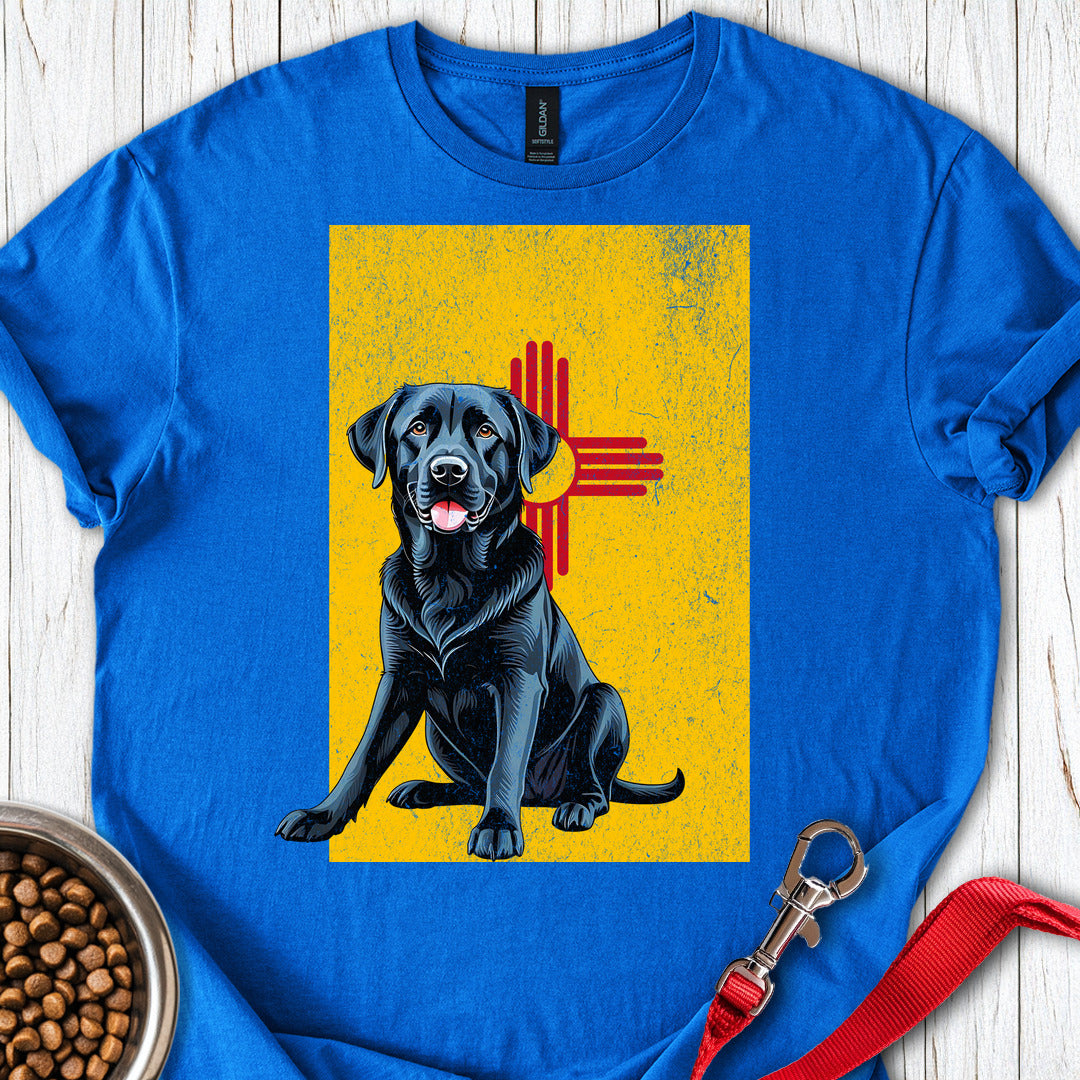 Black Labrador New Mexico Flag Royal