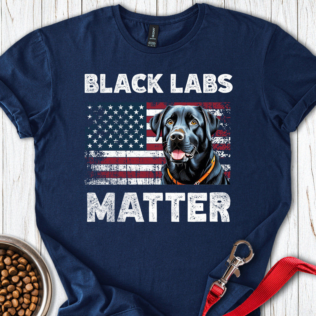 Black Labs Matter Navy