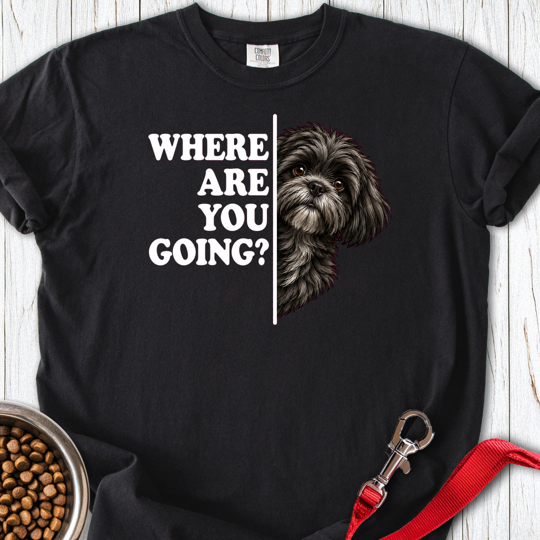 Black Shi Tzu Alert Premium Tee — Black