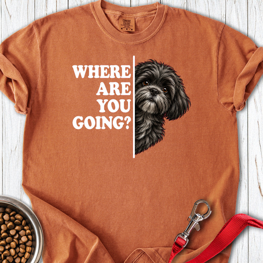 Black Shi Tzu Alert Premium Tee — Yam