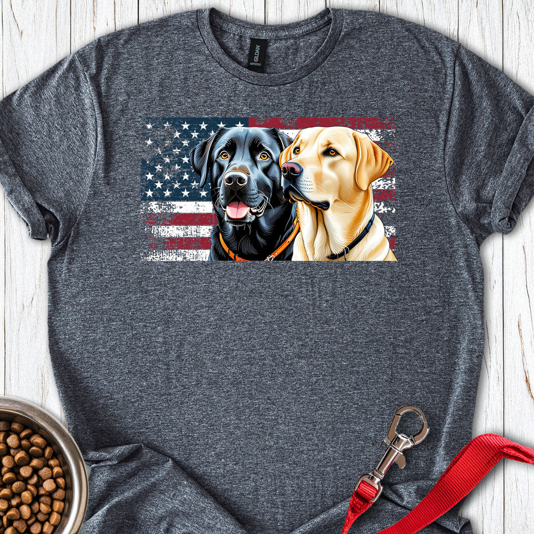 Black & Yellow Lab Dark Heather