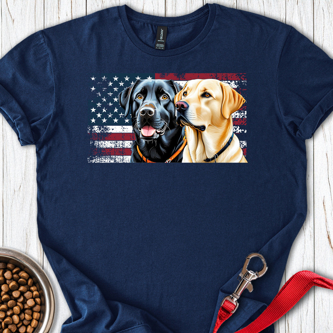 Black & Yellow Lab Navy