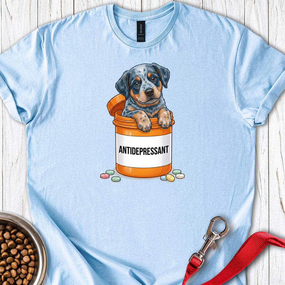 Blue Heeler Antidepressant Light Blue