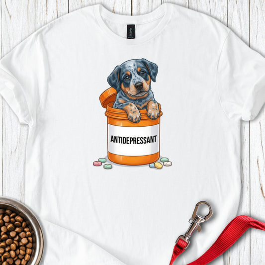 Blue Heeler Antidepressant — White